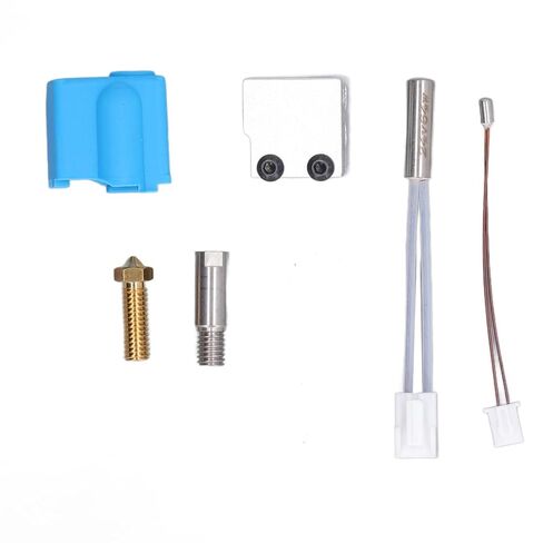 مجموعة Hotend لمدفعية Sidewinder X2 Hotend، ثرمستور خرطوشة تسخين الطارد مع 4 قطع إضافية من الفوهة النحاسية وقطعتين من غطاء السيليكون البديل لتجميع Sidewinder X2 in Kuwait