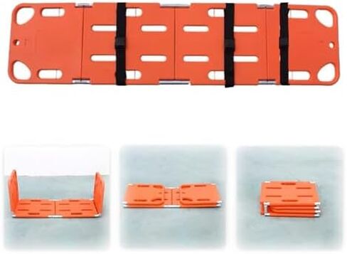Portable Stretcher-Foldable Water Rescue Stretcher, Portable Floating Spine Board for Emergency Response in Swimming Pools and Sports Venues,（Size_Name,2-Folds） in Kuwait