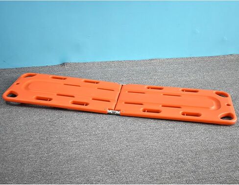 Portable Stretcher-Emergency Rescue Floating Spine Board Stretcher for Water Rescue, Portable Life-Saving Equipment for Pools and Seaside,（Orange） in Kuwait