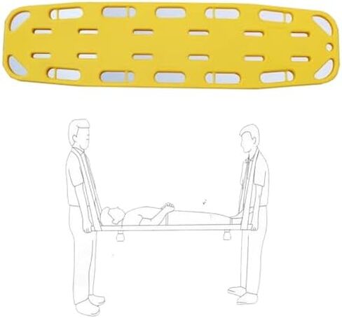 Portable Stretcher-Emergency Rescue Stretcher Spine Board, Portable Aquatic First Aid Backboard for Water Safety in Parks Pools and Seaside,（Size_Name,138x35x5cm(54.3x13.8x2in)） in Kuwait