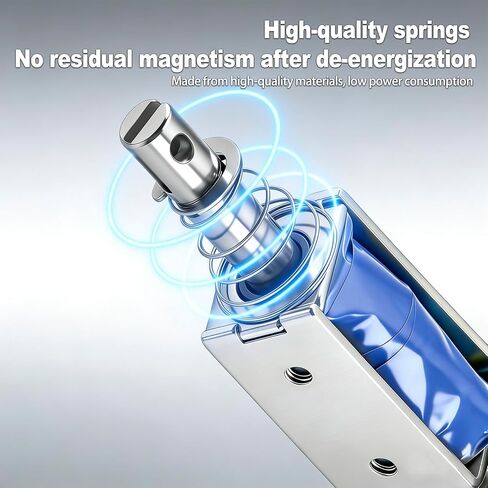 Heschen DC Solenoid Electromagnet, Push Pull Type, HS-0530B, DC24V 840mA, 10mm Stroke, Initial Force 0.5N, Max Keep Force 5N, Open Frame, Linear Motion in Kuwait