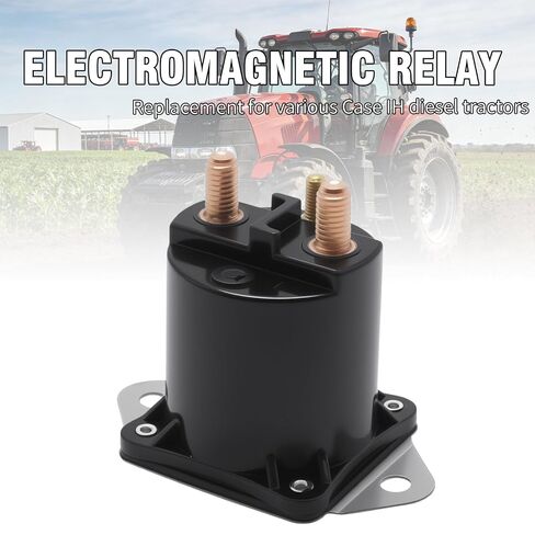 107655C1 12V استبدال مفتاح الملف اللولبي للحالة IH | بديل لجرار الديزل Case IH 5088 5288 5488 6388 6788 7488، يستبدل HH107655P، 537067R2، 66581C3، 47388608 in Kuwait