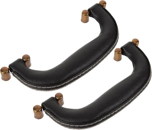 NUOBESTY Leather Luggage Handle Replacement Easy to Store 2pcs Resistant to Damage and Wear for Suitcase Grip for Carrying Bags and Luggage in Kuwait