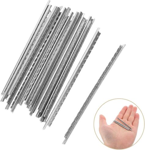 19pcs White Copper Guitar Frets for Acoustic and Folk Guitars Sturdy Nickel Material with Smooth Surfaces and Edges Professional Fret Wire Replacement Set in Kuwait