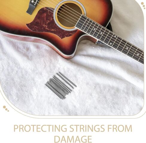 Toyvian 19pcs White Copper Guitar Fret Wire Set for Small and Folk Guitars Nickel Material Easy Installation and Versatile Compatibility Professional Use Acoustic and Classical Frets in Kuwait