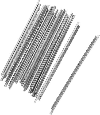 Cabilock 38pcs Cupronickel Guitar Fret Wire Replacement Kit for Electric and Acoustic Guitars, Trapezoidal Shape, Smooth Playing Experience, Minimizes Finger Discomfort, for DIY and Luthier in Kuwait