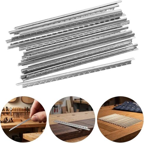 Cabilock 38pcs Cupronickel Guitar Fret Wire Replacement Kit for Electric and Acoustic Guitars, Trapezoidal Shape, Smooth Playing Experience, Minimizes Finger Discomfort, for DIY and Luthier in Kuwait