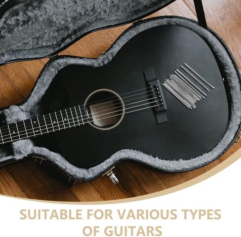 Artibetter 19pcs White Copper Guitar Fret Wires for Folk and Acoustic Guitars Sturdy Nickel Material Protecting Fingerboard and Strings Professional Use Wire Set in Kuwait
