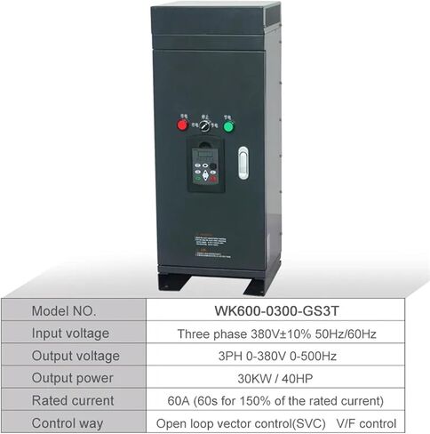 WK600 محول تردد التحكم في المتجهات 30kw/37kw/45kw ثلاث مراحل 380 فولت محول تردد متغير للمحرك VFD(30kw) in Saudi Arabia
