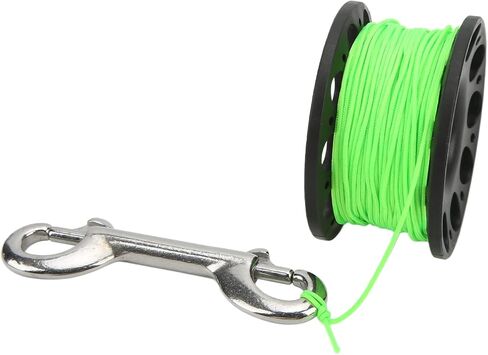 CHICIRIS Diving Reel, High Density Plastic Portable Belt with Stainless Steel Double Head Hook, User Friendly Design for Scuba Diving Equipment in Kuwait