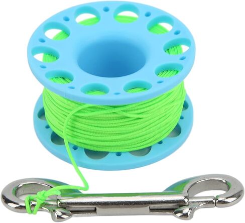 CHICIRIS Diving Reel, High Density Plastic Portable Belt with Stainless Steel Double Head Hook, User Friendly Design for Scuba Diving Equipment in Kuwait