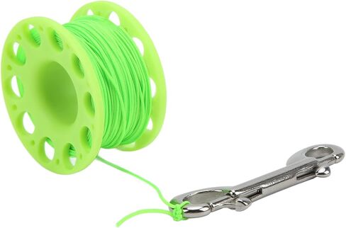 CHICIRIS Diving Reel, High Density Plastic Portable Belt with Stainless Steel Double Head Hook, User Friendly Design for Scuba Diving Equipment in Kuwait