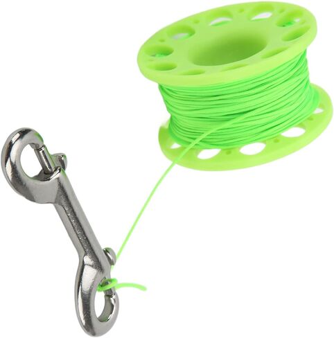 CHICIRIS Diving Reel, High Density Plastic Portable Belt with Stainless Steel Double Head Hook, User Friendly Design for Scuba Diving Equipment in Kuwait