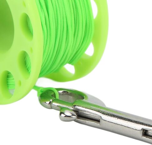 CHICIRIS Diving Reel, High Density Plastic Portable Belt with Stainless Steel Double Head Hook, User Friendly Design for Scuba Diving Equipment in Kuwait