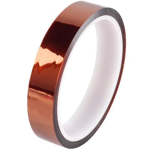 High-Temperature Polyimide Tape with Silicone Adhesive - 1/8'', 1/4'', 1/2'', 1'' Multi-Size Bundle for Masking, Soldering, Electronics in Kuwait