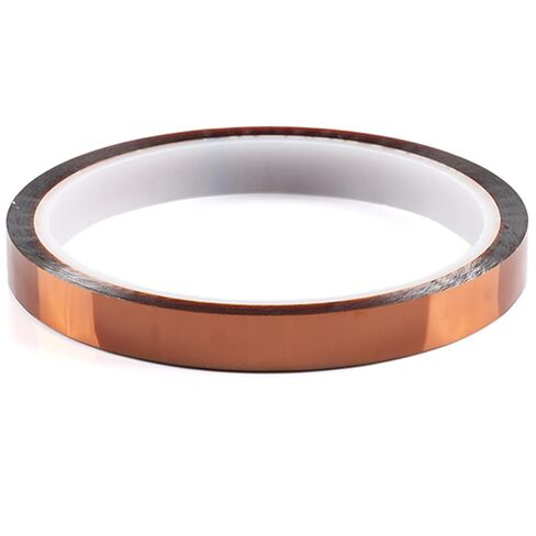 High-Temperature Polyimide Tape with Silicone Adhesive - 1/8'', 1/4'', 1/2'', 1'' Multi-Size Bundle for Masking, Soldering, Electronics in Kuwait