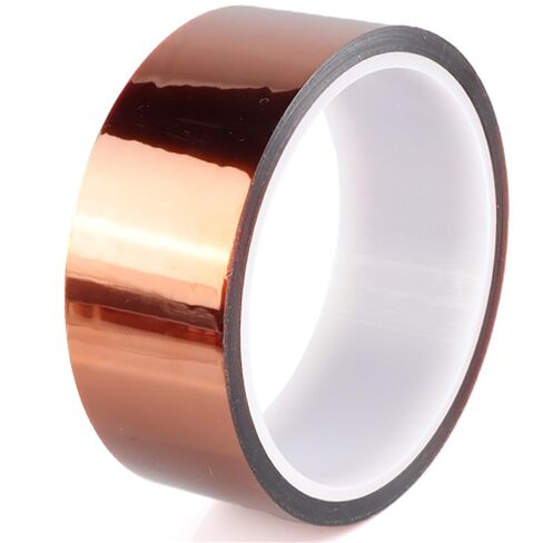 High-Temperature Polyimide Tape with Silicone Adhesive - 1/8'', 1/4'', 1/2'', 1'' Multi-Size Bundle for Masking, Soldering, Electronics in Kuwait