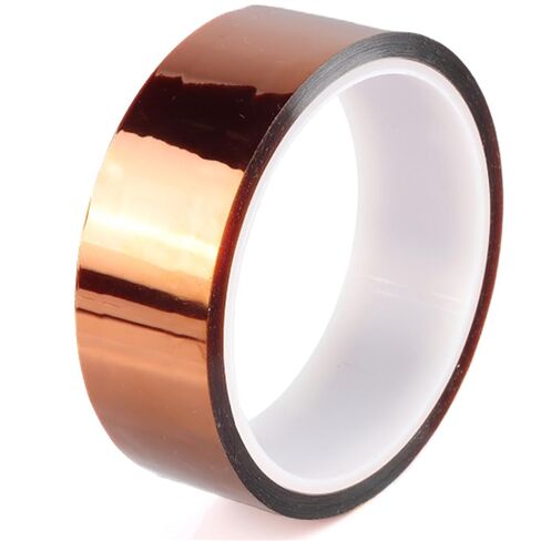 High-Temperature Polyimide Tape with Silicone Adhesive - 1/8'', 1/4'', 1/2'', 1'' Multi-Size Bundle for Masking, Soldering, Electronics in Kuwait