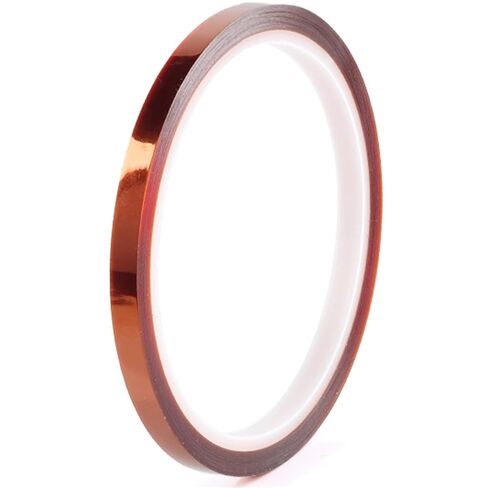 High-Temperature Polyimide Tape with Silicone Adhesive - 1/8'', 1/4'', 1/2'', 1'' Multi-Size Bundle for Masking, Soldering, Electronics in Kuwait