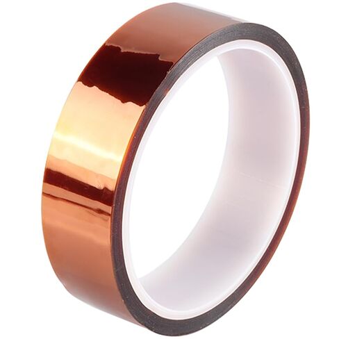 High-Temperature Polyimide Tape with Silicone Adhesive - 1/8'', 1/4'', 1/2'', 1'' Multi-Size Bundle for Masking, Soldering, Electronics in Kuwait