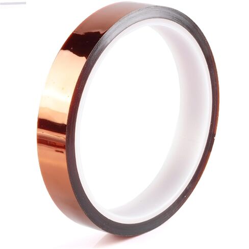 High-Temperature Polyimide Tape with Silicone Adhesive - 1/8'', 1/4'', 1/2'', 1'' Multi-Size Bundle for Masking, Soldering, Electronics in Kuwait