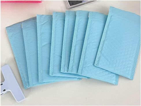 مغلفات Bubble Mailers مقاس 4.3 × 7.5 بوصة، مغلفات مبطنة شديدة التحمل مع فقاعات ممتصة للصدمات، تقنية فيلم مقذوف من أجل أقصى قدر من الحماية لحافظات الهاتف والأشياء الصغيرة in Kuwait