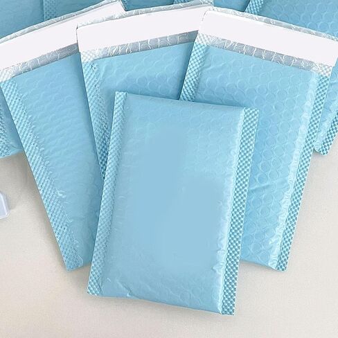 مغلفات Bubble Mailers مقاس 4.3 × 7.5 بوصة، مغلفات مبطنة شديدة التحمل مع فقاعات ممتصة للصدمات، تقنية فيلم مقذوف من أجل أقصى قدر من الحماية لحافظات الهاتف والأشياء الصغيرة in Kuwait
