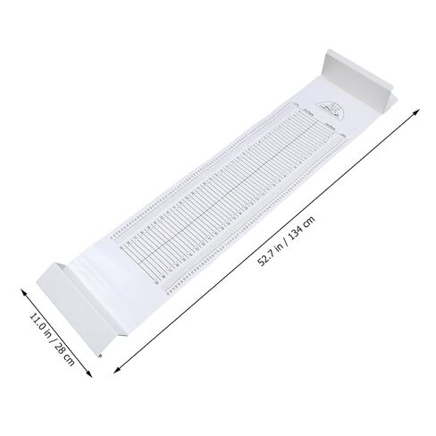 balacoo Infant Height Measure Tool 52.75 Inch Foldable Baby Height Ruler Safe Measuring Mat Skin Friendly for Newborn Toddlers Home and Clinical Use in Kuwait