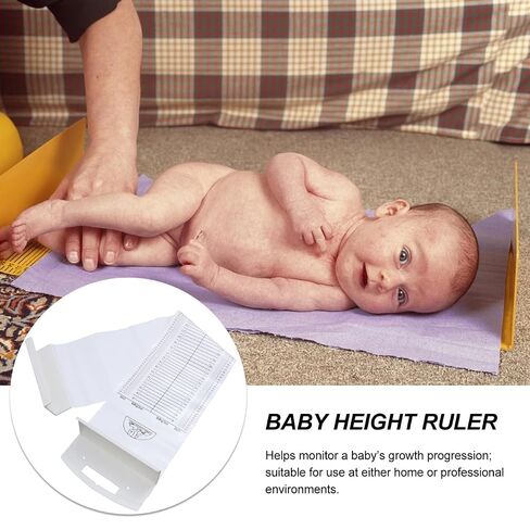 balacoo Infant Height Measure Tool 52.75 Inch Foldable Baby Height Ruler Safe Measuring Mat Skin Friendly for Newborn Toddlers Home and Clinical Use in Kuwait