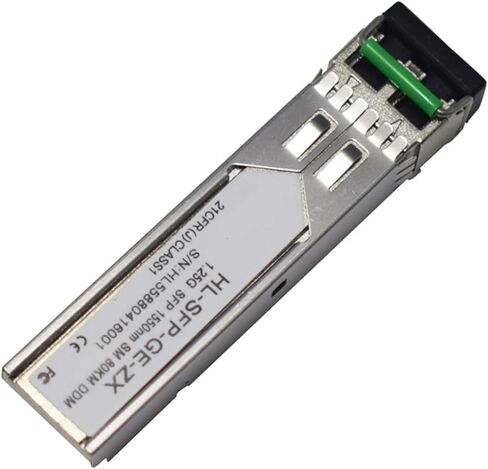 1 قطعة 1000BASE-ZX 1.25G SFP 80 كجم 1550NM دوبلكس LC موصل وحدة الإرسال والاستقبال GLC-ZX-SM(1 قطعة) in Kuwait