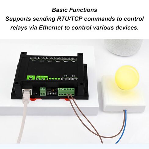 PoE Port Ethernet Relay Module, Stability Indicator Light Ethernet Relay Module, Various Isolations, Industrial Anti-interference in Kuwait