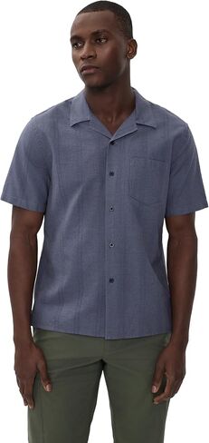 Vince Men's Cove Stripe Cabana Shirt in Kuwait