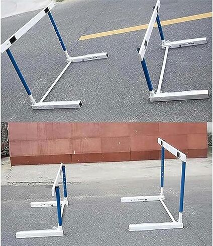 Adjustable Height Hurdles Training Equipment， Adjustable Height 30-42in Agility Hurdles Outdoor Workout Training Pole Set Professional Hurdle in Kuwait