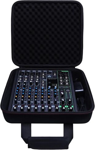 حافظة LLTGEM للخلاط الصلب متوافقة مع Mackie ProFX10v3+ خلاط تناظري ذو 10 قنوات، حقيبة تخزين واقية للسفر in Kuwait