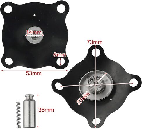 Solenoid Valve Rubber Seal Diaphragm With Iron Core Electric Electromagnetic Cutting Tool 1/2 "3/4" in Kuwait