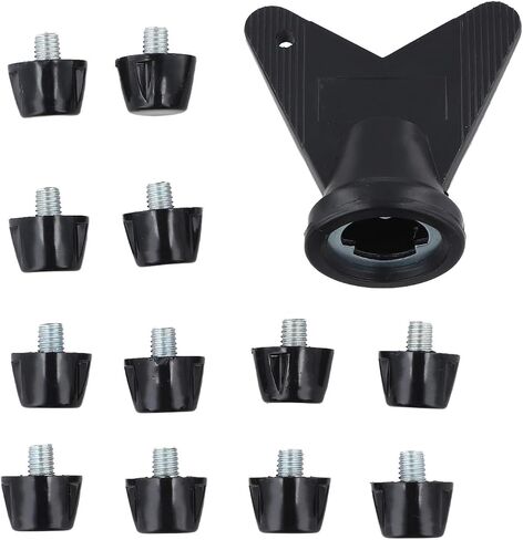 Football Boot Studs Spikes Non-Slip Stable Grip for Soccer and Rugby Cleats with 5mm Thread for Compatible with Standard Football Boots for Outdoor Sports Training and Match Use(13mm) in Kuwait