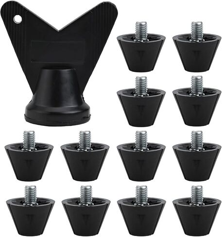 Football Boot Studs Spikes Non-Slip Stable Grip for Soccer and Rugby Cleats with 5mm Thread for Compatible with Standard Football Boots for Outdoor Sports Training and Match Use(13mm) in Kuwait