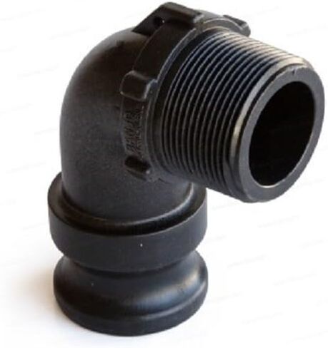 2 of 2" Banjo Poly Male Adapter 90° - 2" Male NPT USA MADE 200F90 in Kuwait