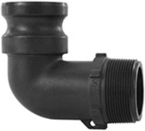 2 of 2" Banjo Poly Male Adapter 90° - 2" Male NPT USA MADE 200F90 in Kuwait