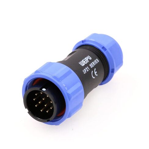 WEIPU SP21 4-Pin IP67 موصل دائري للطيران مقاوم للماء، مقبس توصيل لوحة 30A ذكر وأنثى، موصل كابل الطاقة الكهربائية LED للاستخدام الصناعي في الهواء الطلق in Kuwait