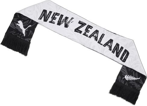 وشاح PUMA للجنسين New Zealand FA، أسود - أبيض SS26، OSmallFA Nz Culture Scarf in Kuwait