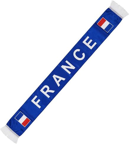 Ultimate 2026 World Soccer Cup USA Fan Kit - 7-in-1 Match Day Set: Flag, Trumpet, Scarf, Glasses, Tattoos, Schedule & Backpack - Patriotic Parade Party Supplies for Fans (FRA) in Kuwait