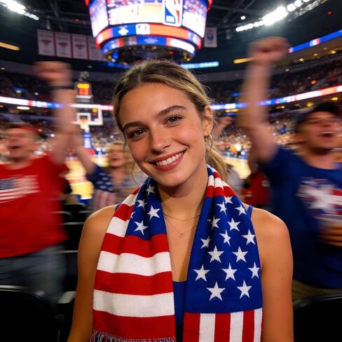 American Fan Scarf,With Stars And Stripes And Tassels,a Patriotic Sports Scarf,Suitable For The 2026 World Cup And Various Holiday Parties,a Must-Have For Fans (55.1 Inches x 5.9 Inches) in Kuwait