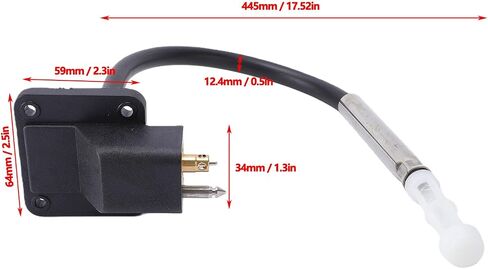 Generic Fuel Tank Connector, Marine Outboard Fuel Meter Assembly 6YJ-24260-00 with High Accuracies, Boat Fueling Meter Assembly for 12L 24L Portable Boat Fueling Tanks in Kuwait