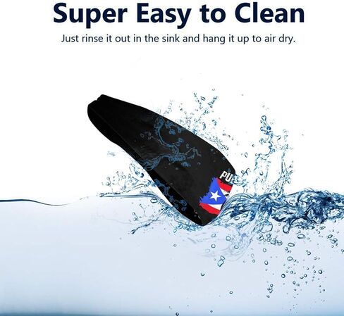 Puerto Rico Flag Sports Sweatbands for Men Women Flag Headbands Workout Fitness Hairband for Yoga Running Cycling in Kuwait