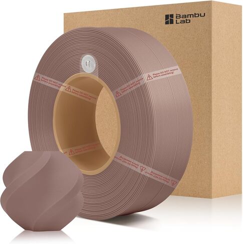 خيوط إعادة تعبئة الخيزران PLA غير اللامعة 1.75 مم 1 كجم (2.2 رطل) مع RFID لطابعات Bambu Lab A1/X1/P1 ثلاثية الأبعاد، سهلة الطباعة، خيوط طباعة ثلاثية الأبعاد، بدون بكرة، +/- 0.03 مم (أسود فحمي 11101) in Kuwait
