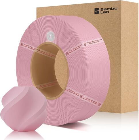 خيوط إعادة تعبئة الخيزران PLA غير اللامعة 1.75 مم 1 كجم (2.2 رطل) مع RFID لطابعات Bambu Lab A1/X1/P1 ثلاثية الأبعاد، سهلة الطباعة، خيوط طباعة ثلاثية الأبعاد، بدون بكرة، +/- 0.03 مم (أسود فحمي 11101) in Kuwait