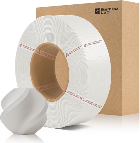 خيوط إعادة تعبئة الخيزران PLA غير اللامعة 1.75 مم 1 كجم (2.2 رطل) مع RFID لطابعات Bambu Lab A1/X1/P1 ثلاثية الأبعاد، سهلة الطباعة، خيوط طباعة ثلاثية الأبعاد، بدون بكرة، +/- 0.03 مم (أسود فحمي 11101) in Kuwait