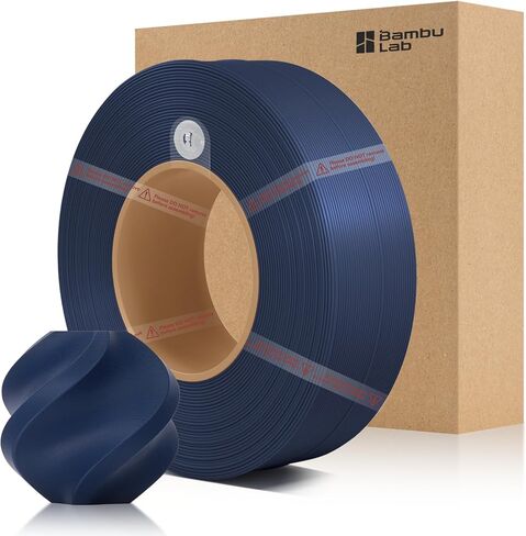 خيوط إعادة تعبئة الخيزران PLA غير اللامعة 1.75 مم 1 كجم (2.2 رطل) مع RFID لطابعات Bambu Lab A1/X1/P1 ثلاثية الأبعاد، سهلة الطباعة، خيوط طباعة ثلاثية الأبعاد، بدون بكرة، +/- 0.03 مم (أسود فحمي 11101) in Kuwait
