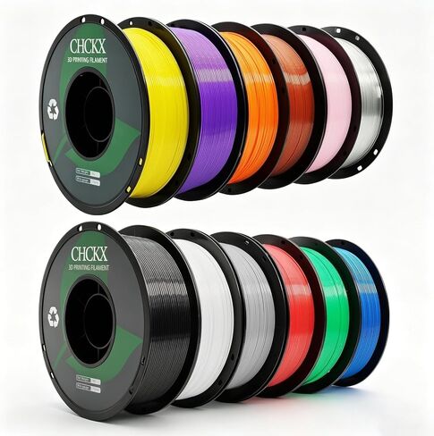 خيوط طابعة ثلاثية الأبعاد من PETG، دقة الأبعاد +/- 0.03 مم، بكرة 1 كجم (2.2 رطل)، 1.75 مم مناسبة لمعظم الطابعات ثلاثية الأبعاد، أزرق in Saudi Arabia
